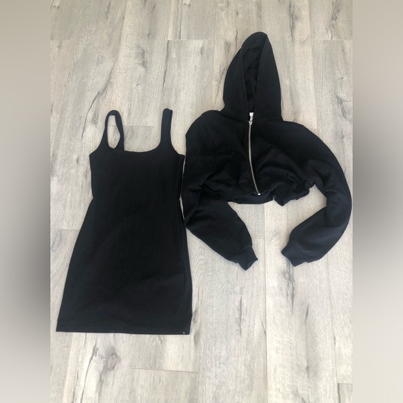 ALO Yoga Tops - Alo Headstart Dress with Sweet Escape Hoodie Set